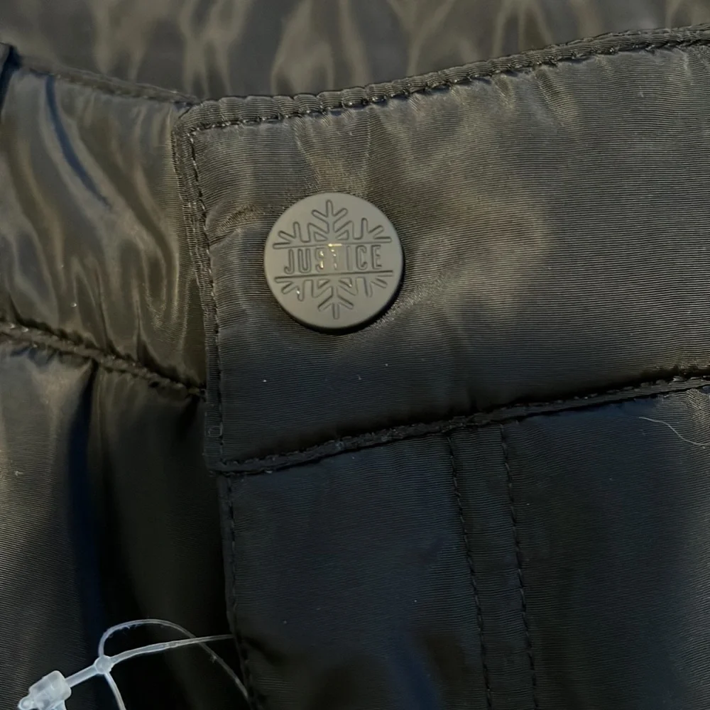 NWOT JUSTICE SNOW GEAR /SNOW PANTS size 10